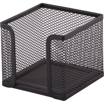 Zásobník na papírové ručníky ZÁSOBNÍK NA LÍSTKY D.RECT 95x95x80mm SÍŤOVANÝ ČERNÝ