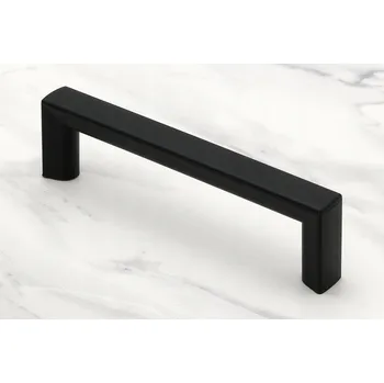 Nábytkové kování NÁBYTKOVÁ ÚCHYTKA ČERNÝ NÁBYTKOVÝ ÚCHYT PRO KUCHYŇSKÉ SKŘÍŇKY 96MM