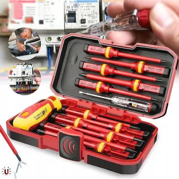 Šroubovák Sada izolovaných šroubováků ŠROUBOVÁKY IZOLOVANÉ v kufříku 14 kusů / 1000V