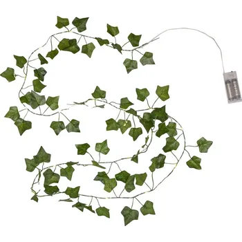 Vánoční světelná dekorace Star trading LED světelný řetěz BŘEČŤAN 200 cm zelený