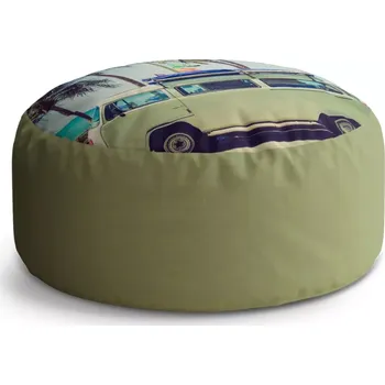 Taburet Sablio Taburet Circle Veterán na pláži: 38x48 cm