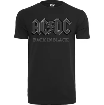 Pánské tričko ACDC Back In Black Tee - black 5XL