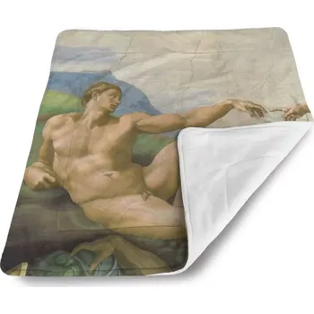 deka Sablio Deka pro miminko Stvoření Adama - Michelangelo Buonarroti - 90x120 cm