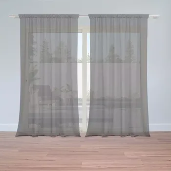 Záclona Sablio Záclony Charcoal: 2ks 150x250cm