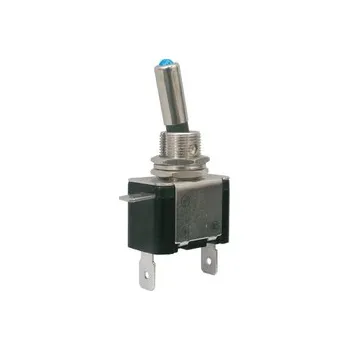 vypínač Přepínač páčkový 2pol./2pin ON-OFF 12VDC/25A LED modrá