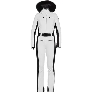 Cyklistické kalhoty Dámská kombinéza Goldbergh Parry Long Ski Suit Faux Borde White