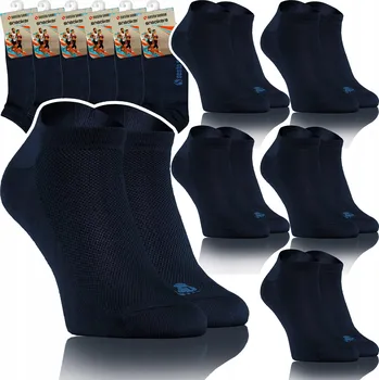 Pánské ponožky PONOŽKY KOTNÍKOVÉ PONOŽKY dámské pánské BAVLNĚNÉ prodyšné Sesto Senso *41-43