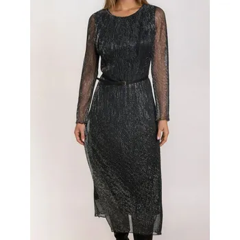 Dámské šaty Sinsay - Košilové šaty - sříbrná - 961EY-SLV - 961EY-SLV-M