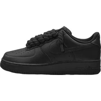 Dámské tenisky Nike Air Force 1 Black Low 07 Rope Laces Black Velikost: 35.5