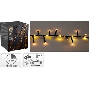 Vánoce Světelný řetěz 1410 LED bílý teplý, délka 20 m, venkovní. použití, 230V, efekt vodopádu