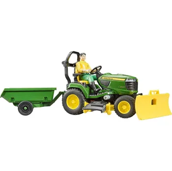 BRUDER 62104 Malotraktor John Deere X949 set s vlečkou a figurkou s doplňky | 42