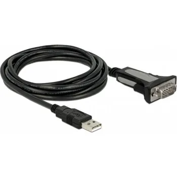 Delock USB 2.0 adaptér [1x USB 2.0 zástrčka A - 1x RS232 zástrčka ] 65962 3 m