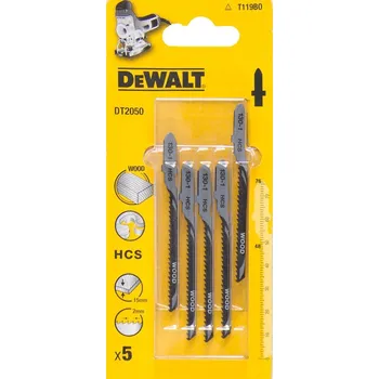 Pilový plátek DeWALT LIST PILOVÝ NA MAKKEY DREVO , PREGLEJKU , DREVOTRÍSKU 5KS DT2050