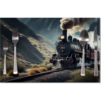prostírání Sablio Prostírání Parní lokomotiva v horách: 40x30cm