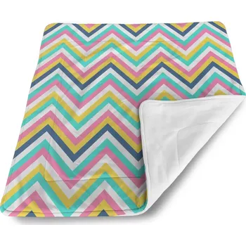 deka Sablio Deka pro miminko Duhové klikyháky - 90x120 cm