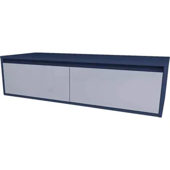 Koupelnový nábytek Skříňka pod umyvadlo Devo Cristal 2.0 modrá 120 x 32 x 49 cm PO2-SU2S120x32-P72