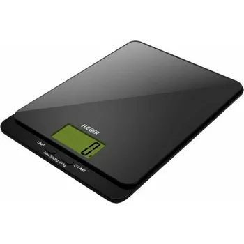 Kuchyňská váha Digitální kuchyňská váha Haeger KS-005.007A Tvrzené sklo 5 kg Černá