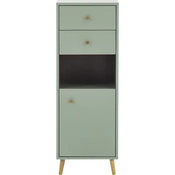 Koupelnový nábytek Koupelnová skříňka vysoká Möbelpartner Bjarne pistáciová 40,3 x 113,4 x 33,1 cm