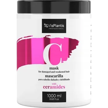 Vlasová regenerace Vis Plantis Professional 1000 ml maska na vlasy s ceramidy