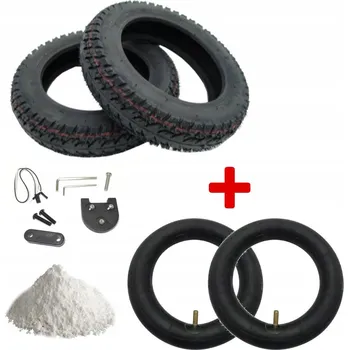 Příslušenství pro elektrokoloběžku Sada terénních pneumatik 10 x 2", duše včetně talku a sady pro konverzi na pneumatiky Inoparts pro koloběžku Xiaomi M365/M365 Pro/Pro 2/1s/Essentia