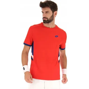 Pánské tričko Lotto Squadra III Tee flame red M