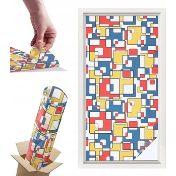 Obraz Mléčná Fólie S Potiskem Geometrické tvary 50 x 100 cm