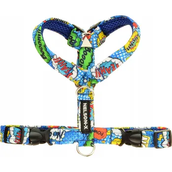 Postroj pro psa POSTROJE GUARD PRO PSA NELSON-X KVĚTINOVÝ VZOR, VEL. XXL