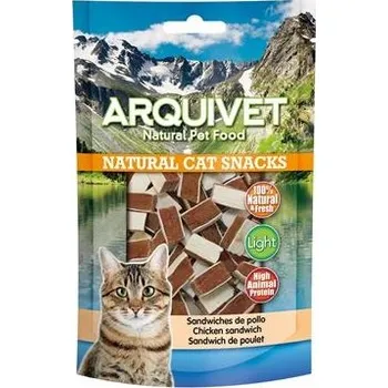 Krmivo pro kočku ARQUIVET pamlsek pro kočky s kuřecím masem a 50g