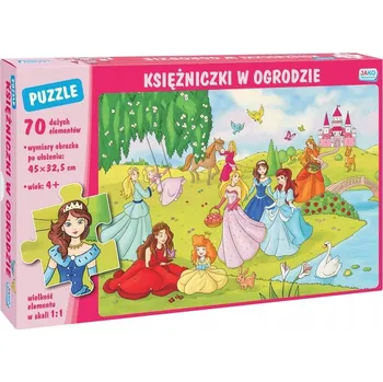 Puzzle Puzzle Princezny v zahradě 70 dílků