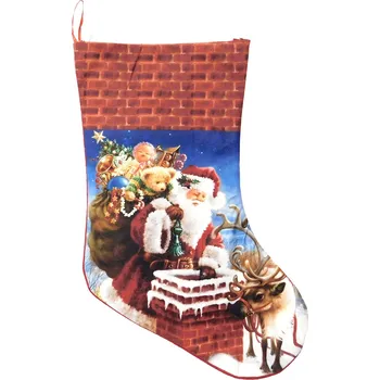 Vánoce PROHOME - Ponožka vánoční dekorační 35cm