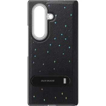 Pouzdro na mobilní telefon Pouzdro Dux Ducis Stex pro Samsung Galaxy Z Fold 7 s 360° stojánkem - černé
