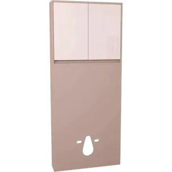 Koupelnový nábytek Závěsná skříňka Devo Cristal 2.0 růže 80 x 188 x 19 cm PO2-ZSZWC80x188-P45