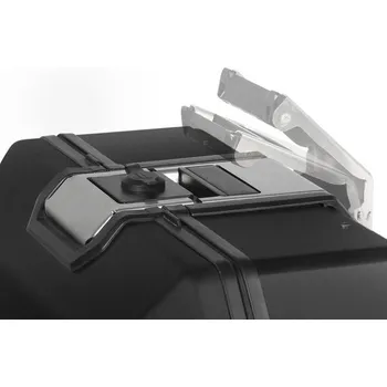 Zavazadlo na motocykl SHAD Kompletní sada černých hliníkových kufrů SHAD TERRA BLACK, 48L topcase 36L/47L boční kufry, včetně montážní sady a plotny SHAD MOTO GUZZI V 85 TT