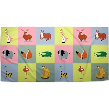 Osuška Sablio Ručník Zvířátka ze Zoo - 50x100 cm