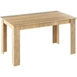 Jídelní stůl, dub sonoma, 140x80 cm, GENERAL NEW