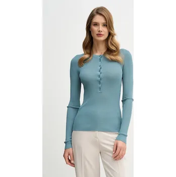 Dámský svetr Svetr Sisley dámský, tyrkysová barva, 19EQM2024 66X, vel. XS