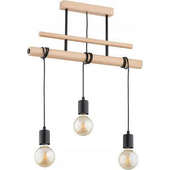 ZÁVĚSNÁ LAMPA ALFA GENTO 62313 DŘEVO / ČERNÁ