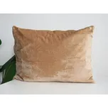XPOSE® Mikroplyšový povlak na polštář - hnědý 70x90 cm, Mikroplyš + Prodloužená možnost vrácení zboží do 50 dnů