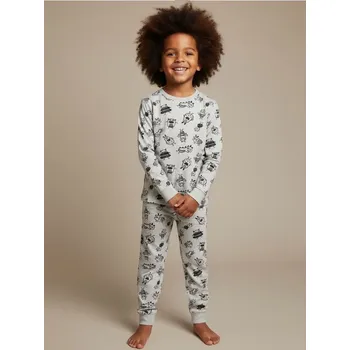 Chlapecké spodní prádlo Sinsay - Dvoudílná pyžamová souprava - šedá - 564GT-09M - 564GT-09M-116