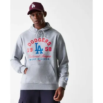 Pánská mikina Pánská mikina New Era LA DODGERS MLB WORDMARK HOODIE S Šedá, Červená, Modrá