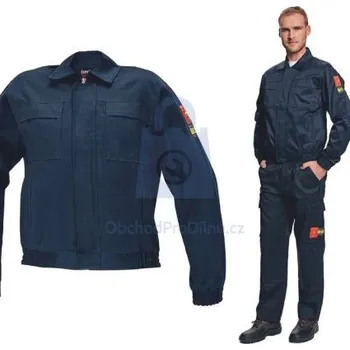 pracovní bunda Bunda pracovní COEN FR+AS, CERVA modrá, 64, balení 1 ks