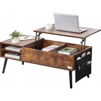 Konferenční stolek Obdélníkový stolek Vevor 100 x 50 x 40 cm, bříza