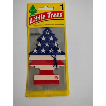 Vůně do auta OSVĚŽOVAČ VZDUCHU STROMEČEK AMERICKÁ VLAJKA LITTLE TREES Z USA