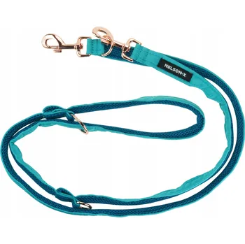 Vodítko pro psa VODÍTKO PRO PSA NELSON-X GOLDIE 2 M/1,5 KARABINOVÝ STŘEDNÍ PRODUKT