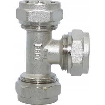 rozdělovač topení T-ROZDĚLOVAČ ŠROUBOVACÍ PEX/AL/PEX 26x26x26