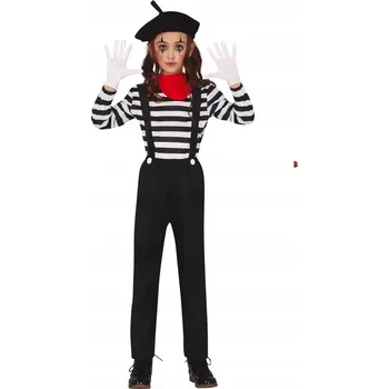 Karnevalový kostým KOSTÝM MIM MIMA S PRUHY HALLOWEEN KARNEVAL 116