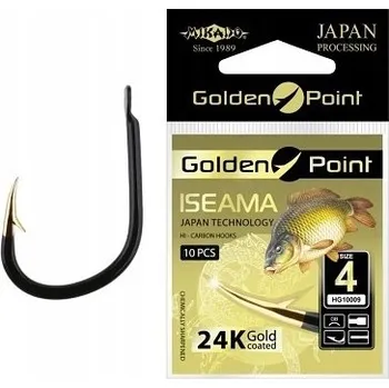 Rybářský háček Kaprové Háčky Mikado Golden Point ISEAMA Č. 4