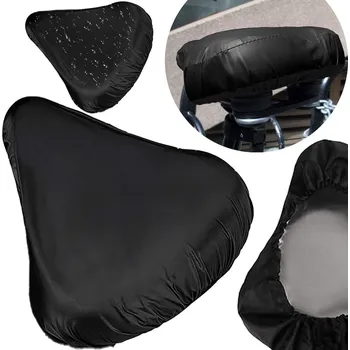 Sedlo na kolo Potah na sedlo kola Springos černý voděodolný