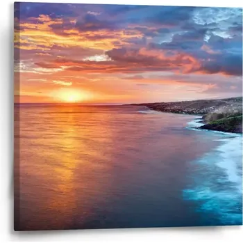 Obraz Sablio Obraz Západ slunce nad mořem - 50x50 cm