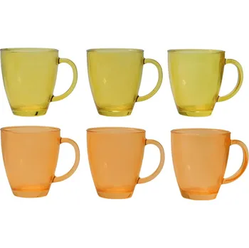 PROHOME - Hrnek 380ml sada 3ks různé barvy